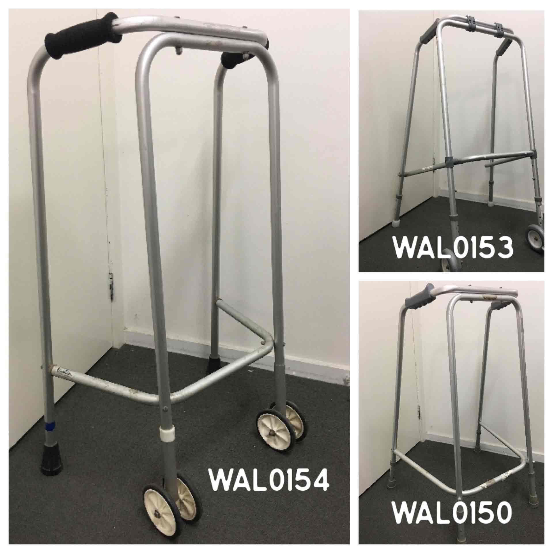 WALKING AIDE, Aluminium (No Wheels), WAL0153 - (Style 1), WAL0154 - (Style 2)